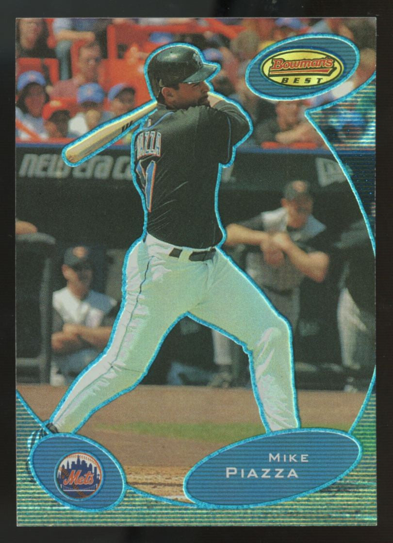 2003 Bowman's Best Mike Piazza Blue /100 #BB-MJP