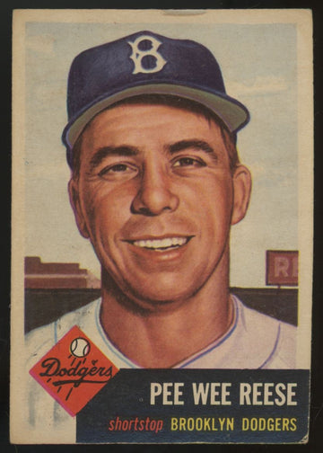 1953 Topps Pee Wee Reese #76 VG