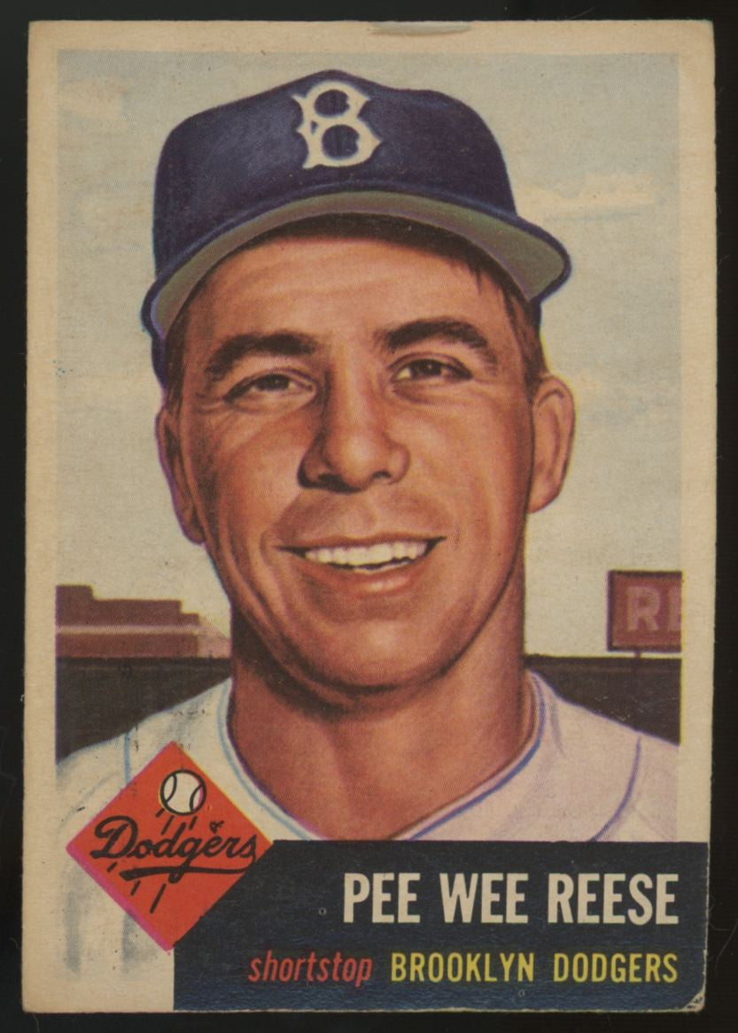 1953 Topps Pee Wee Reese #76 VG