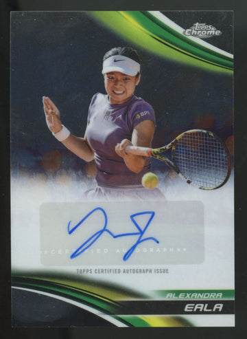 2025 Topps Chrome Alexandra Eala Auto #CA-AEA