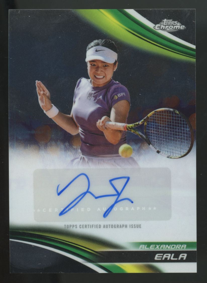 2025 Topps Chrome Alexandra Eala Auto #CA-AEA