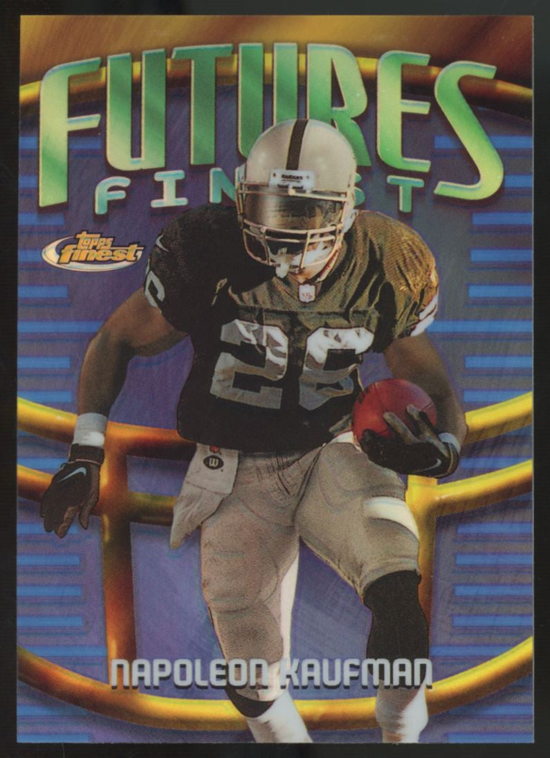 1998 Topps Finest Napoleon Kaufman Futures Finest Refractor /75 #F2