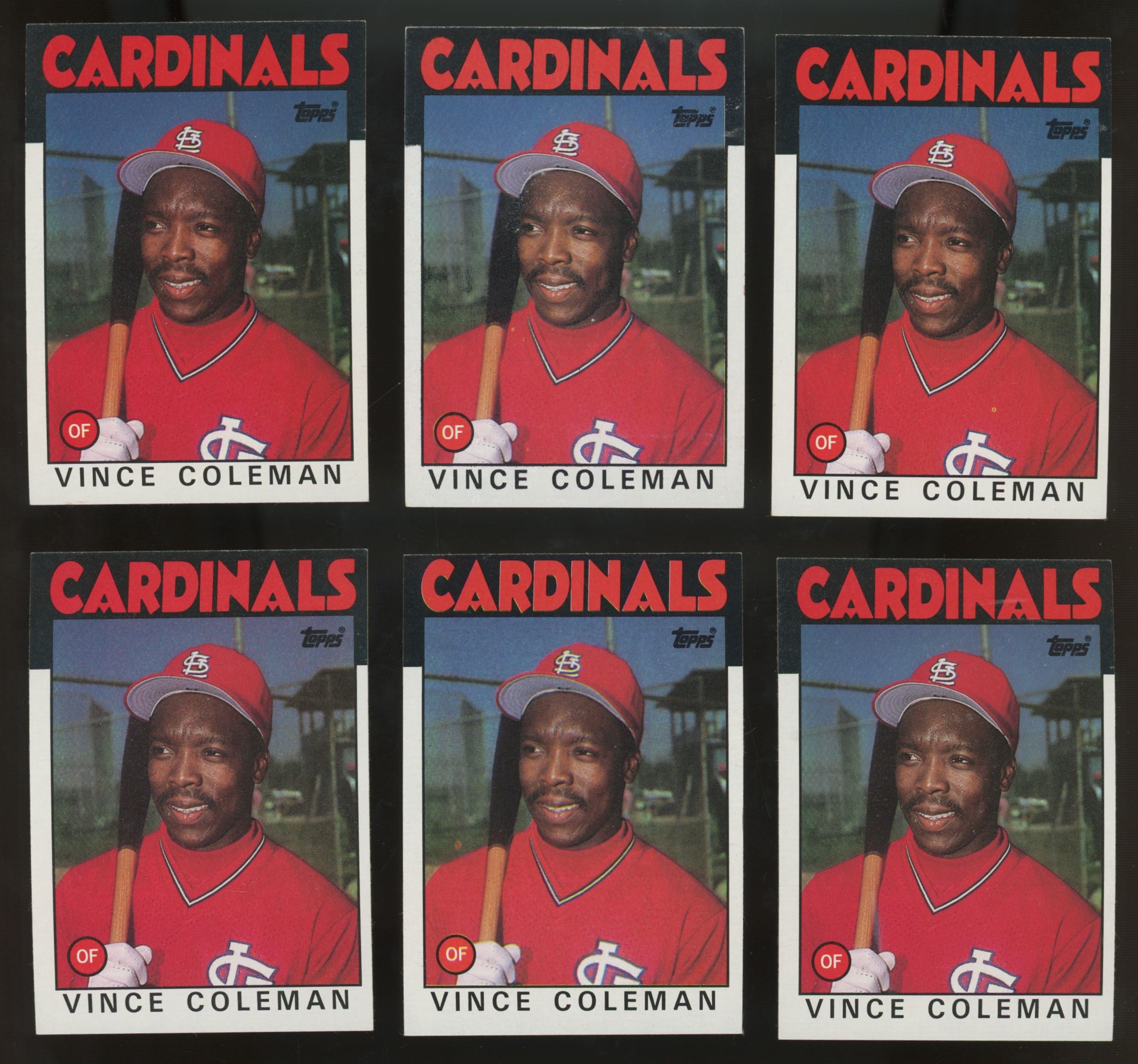 1986 Topps Vince Coleman #370 (Lot of 42)