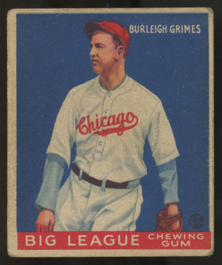 1933 Goudey Burleigh Grimes #64 VG