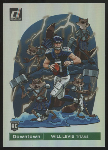 2023 Panini Donruss Will Levis RC Downtown SSP #D-14 "A"