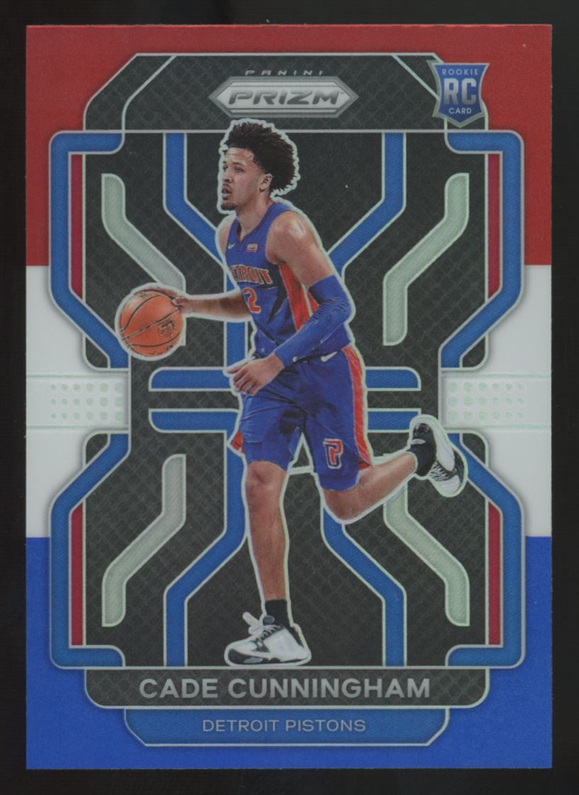 2021-22 Panini Prizm Cade Cunningham RC Red/White/Blue #282