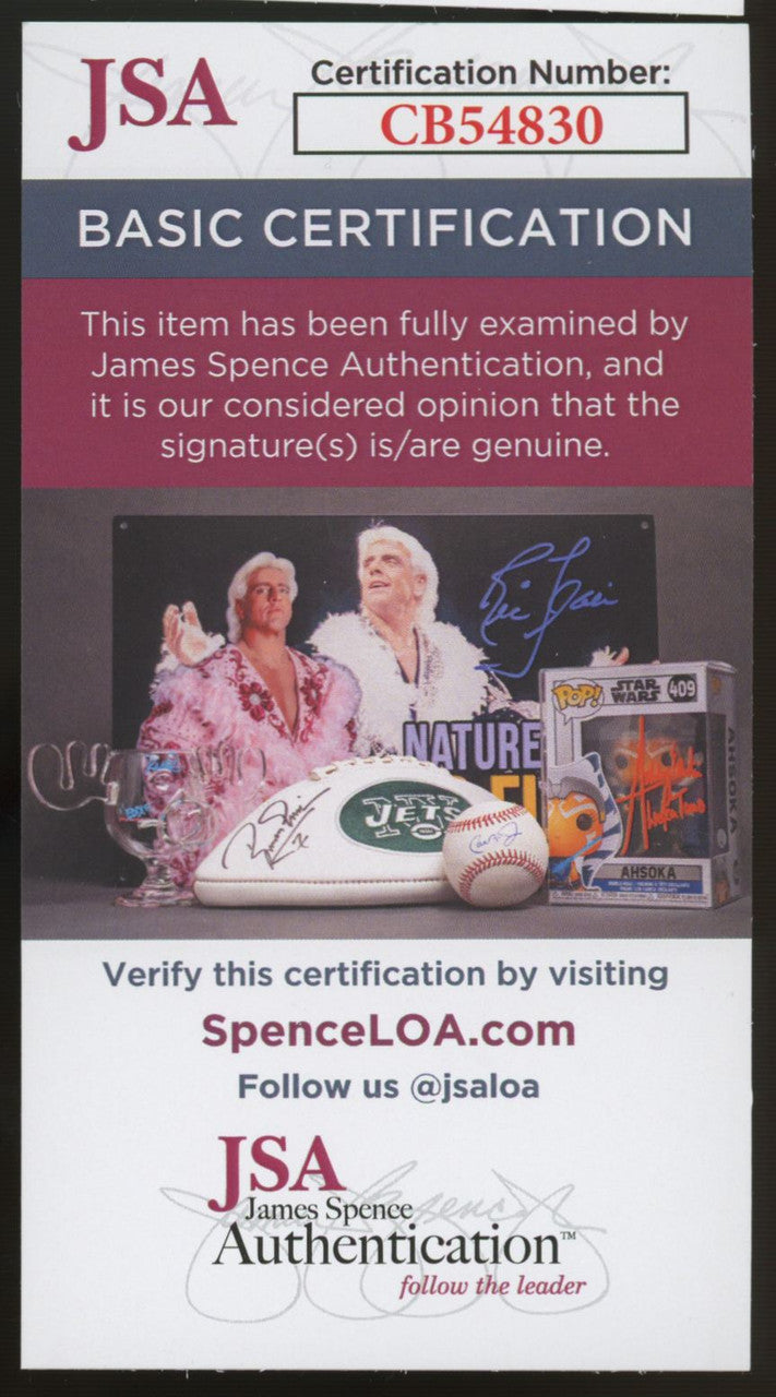 1969 Topps Cleon Jones #512 Signed Auto JSA