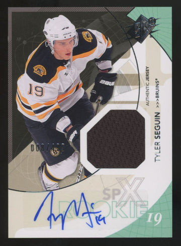 2010-11 Upper Deck SPX Tyler Seguin RC Patch Auto RPA /499 #196