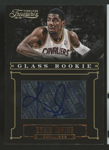 2012/13 Timeless Treasures Kyrie Irving RC Glass Rookie Auto /399 #212