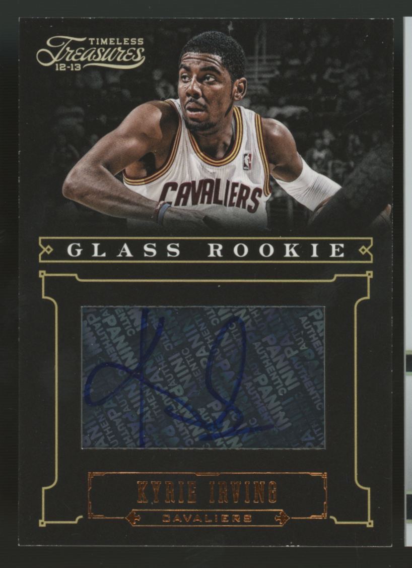 2012/13 Timeless Treasures Kyrie Irving RC Glass Rookie Auto /399 #212