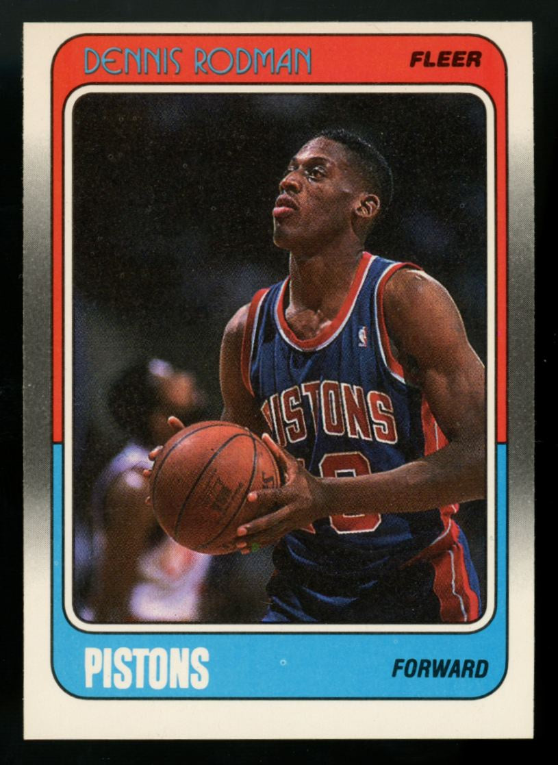 1988-89 Fleer Dennis Rodman RC #43 NM