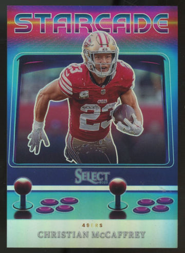 2025 Panini Select Christian McCaffrey Starcade Prizm SSP #1