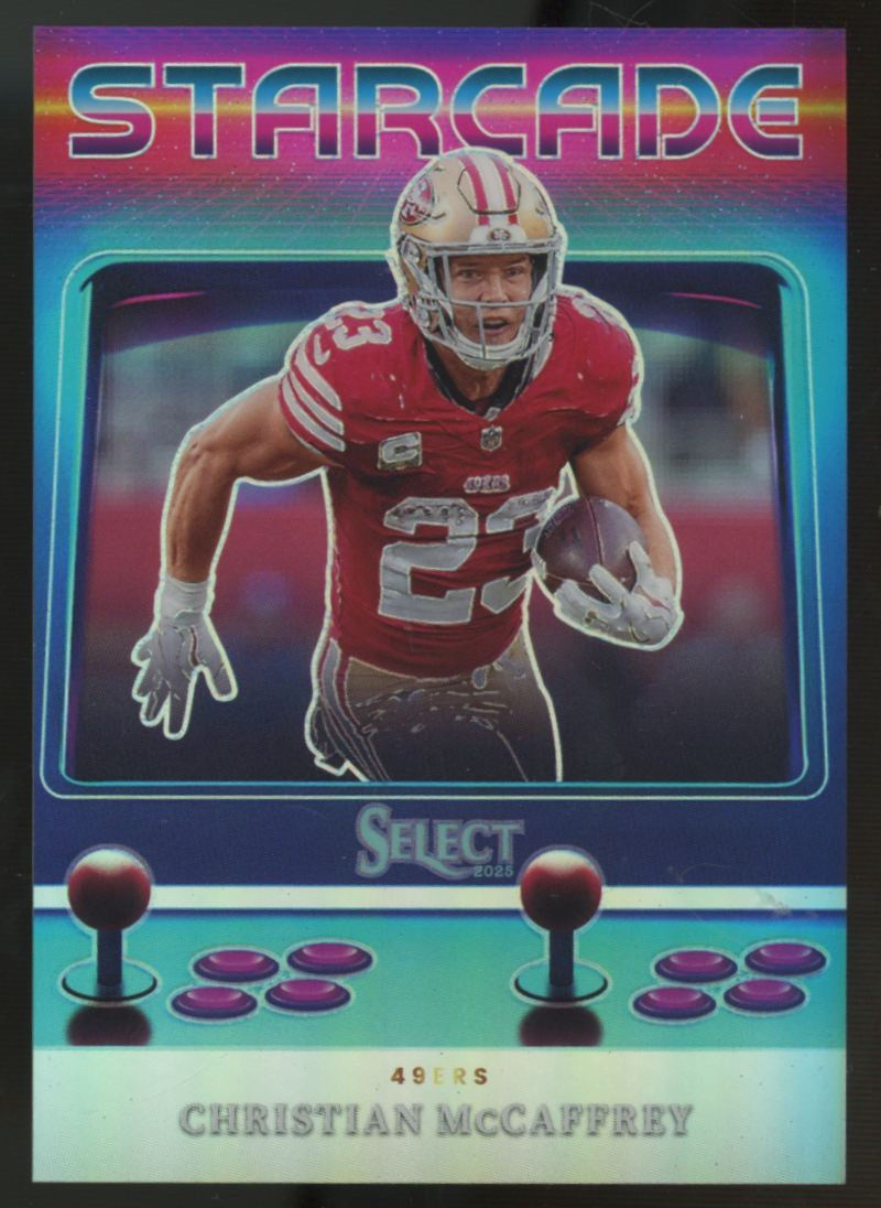 2025 Panini Select Christian McCaffrey Starcade Prizm SSP #1