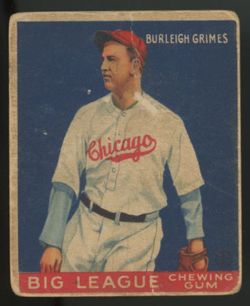 1933 Goudey Burleigh Grimes #64 Poor