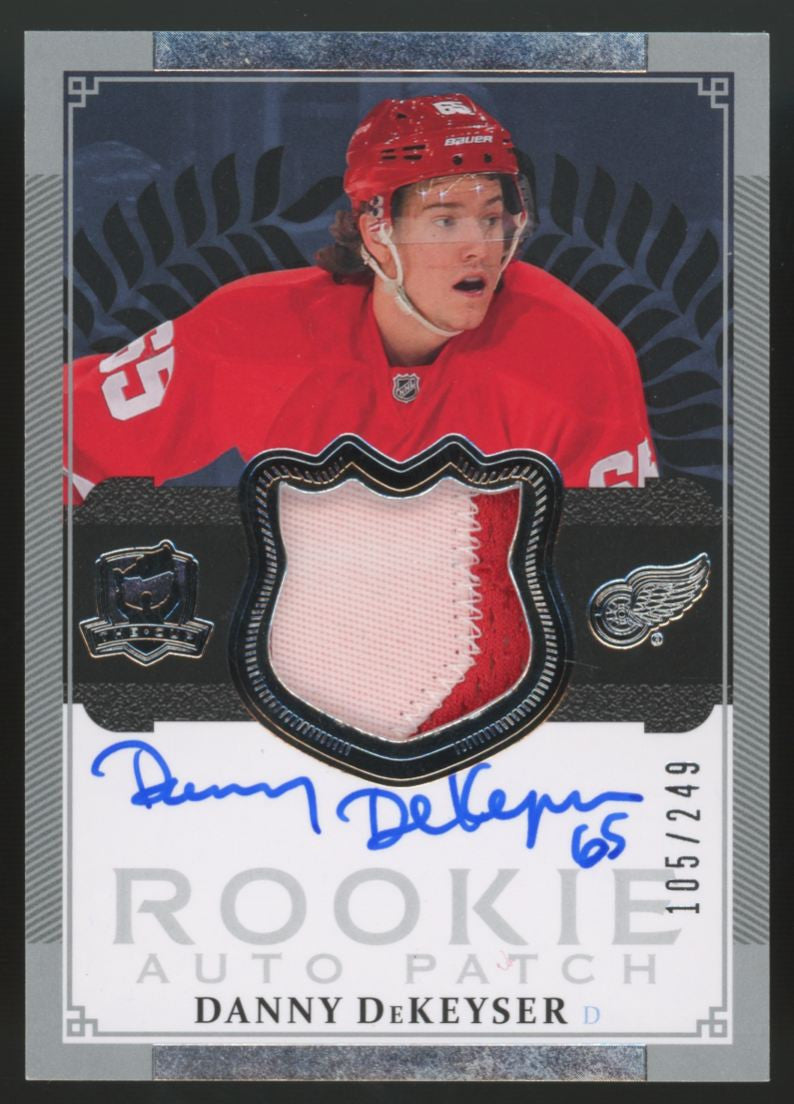 2013-14 Upper Deck The Cup Danny DeKeyser RC Patch Auto RPA /249 #118