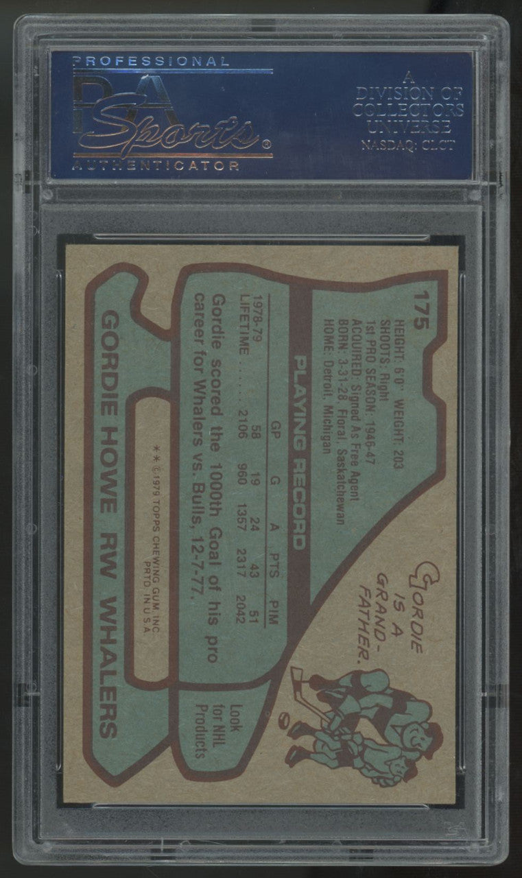 1979-80 Topps Gordie Howe #175 PSA 7.5
