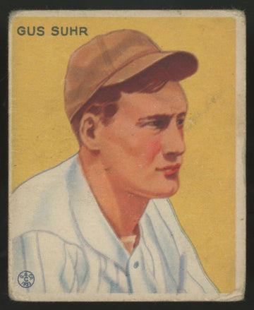 1933 Goudey Gus Suhr #206 F/G