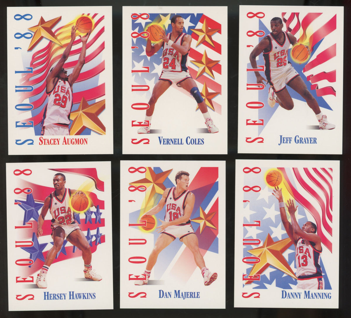 1991-92 SkyBox Team USA Complete Set (34/34)
