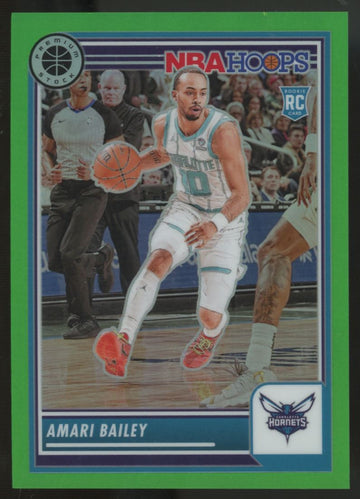 2023-24 Panini Premium Stock Amari Bailey RC Neon Green Prizm /5 #236