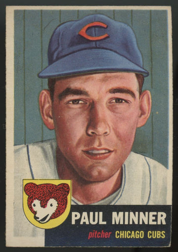 1953 Topps Paul Minner #92 VG-VG/EX