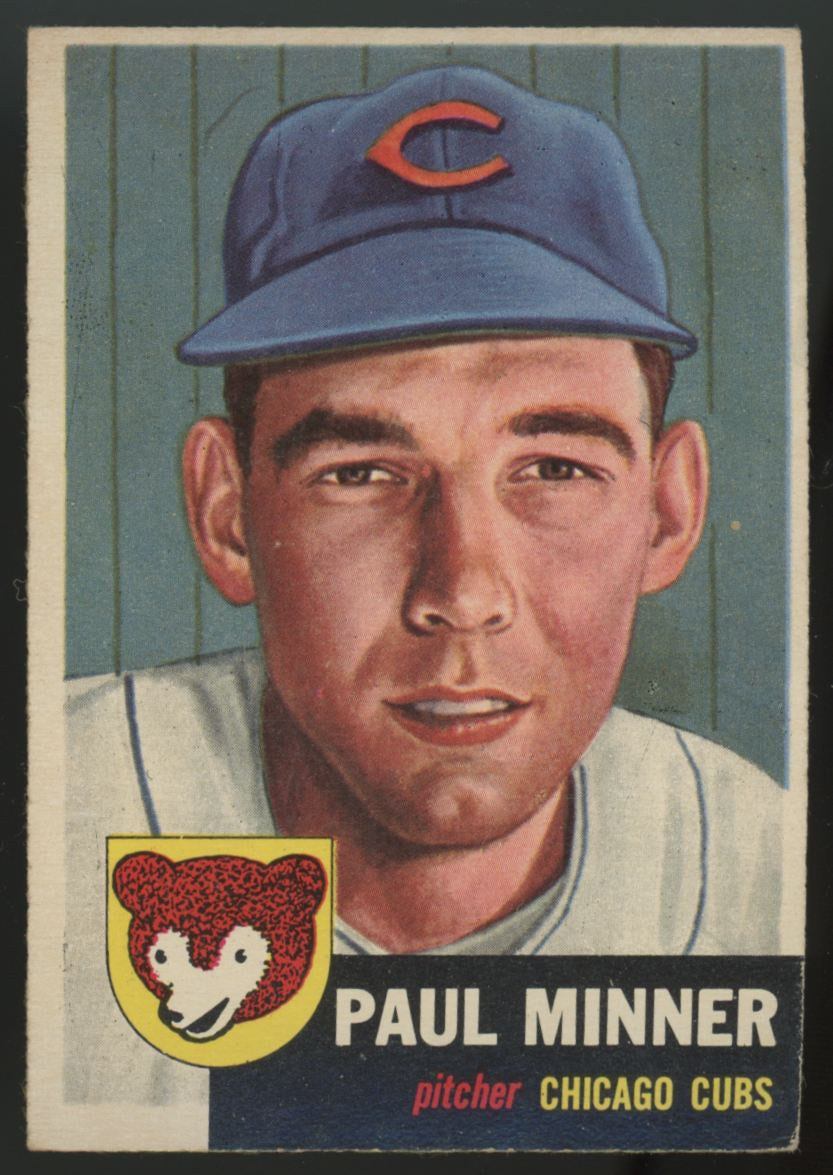 1953 Topps Paul Minner #92 VG-VG/EX