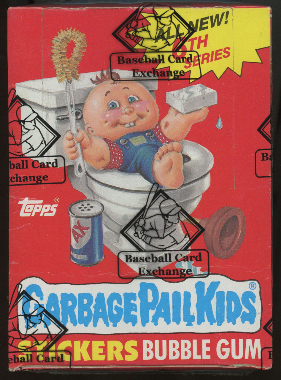 1986 Topps Garbage Pail Kids Series 6 Wax Box BBCE Wrapped Sealed