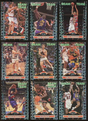 1992-93 Stadium Club Members Only Basketball Beam Team Near Complete Set 19/21