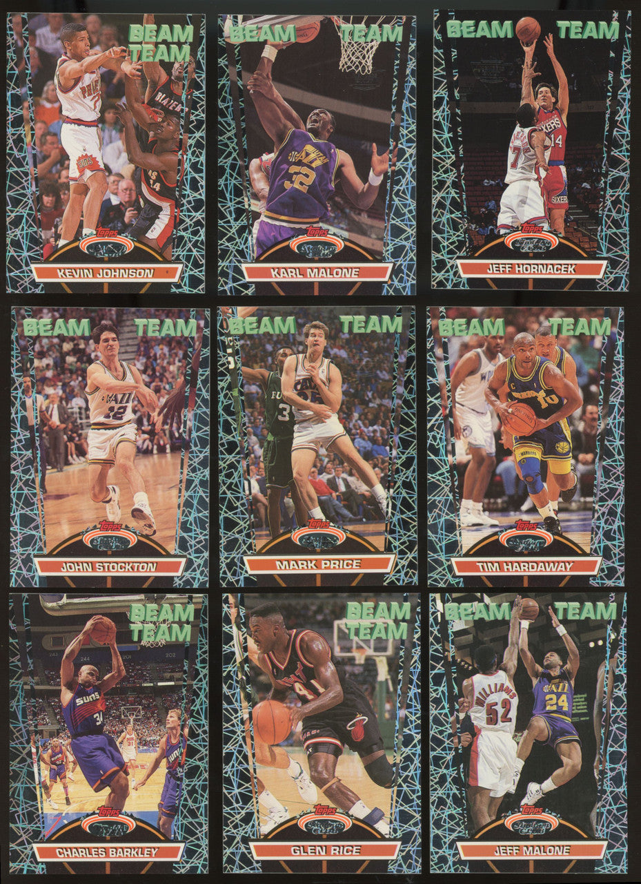 1992-93 Stadium Club Members Only Basketball Beam Team Near Complete Set 19/21