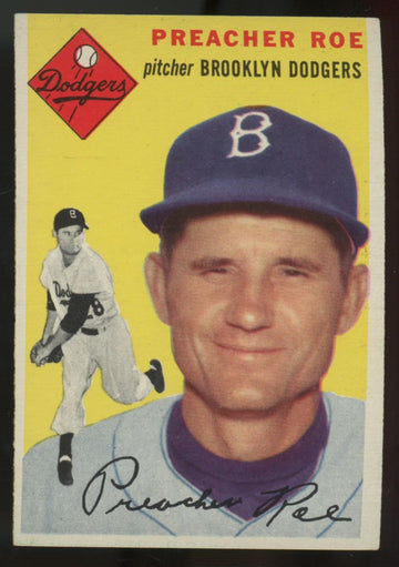 1954 Topps Preacher Roe #14 NM