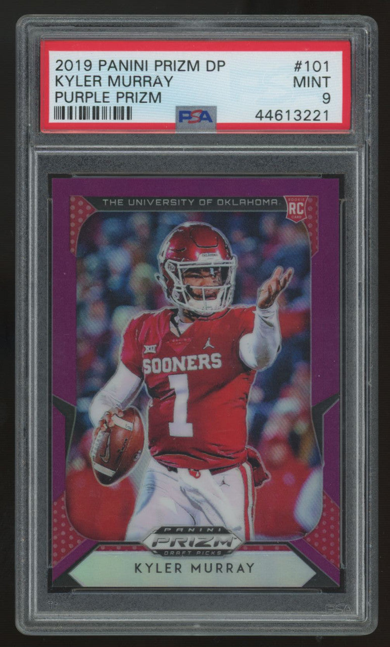 2019 Panini Prizm Draft Kyler Murray RC Purple #101 PSA 9