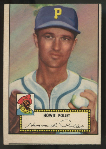 1952 Topps Howie Pollet Black Back #63 Good
