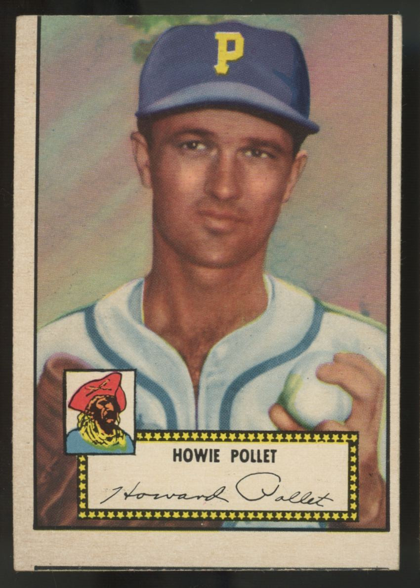 1952 Topps Howie Pollet Black Back #63 Good
