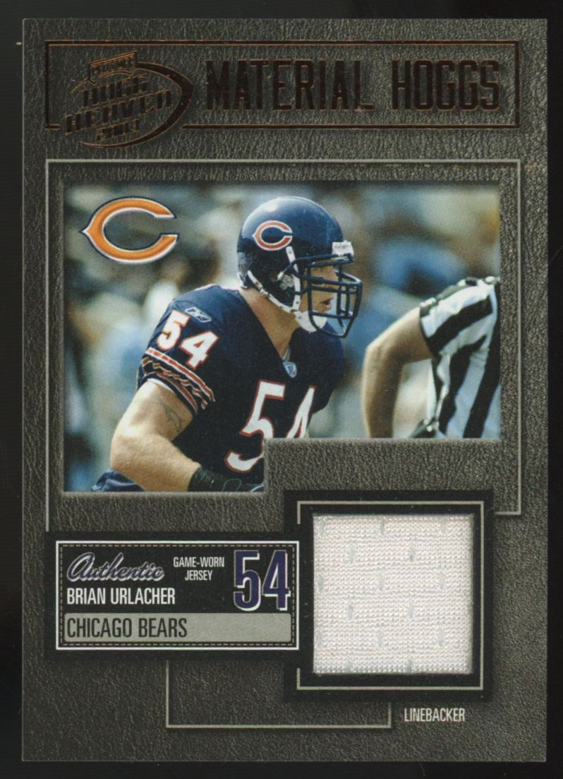 2003 Playoff Hogg Heaven Brian Urlacher Copper Material Hoggs Patch /200 #MH-10