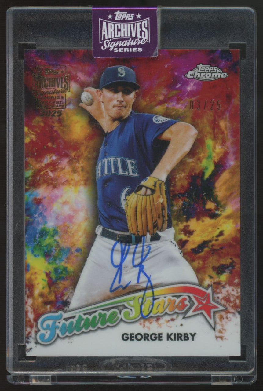 2025 Topps Archives Signature Series George Kirby Future Stars Auto /25 #FS-5