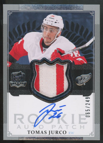 2013-14 Upper Deck The Cup Tomas Jurco RC Patch Auto RPA /249 #130 "A"