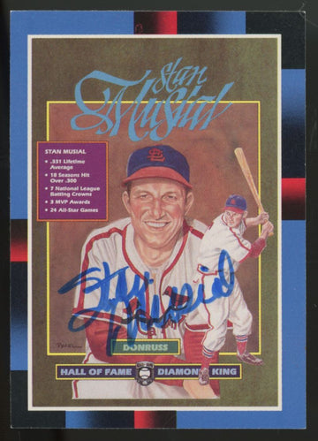 1988 Donruss  Stan Musial Puzzle Signed IP Auto #641 JSA Authentic