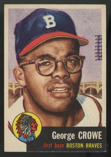1953 Topps George Crowe #3 EX/MT