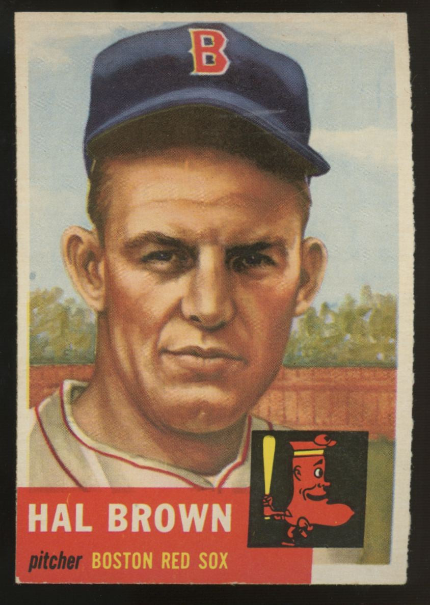 1953 Topps Hal Brown #184 EX/MT "A"