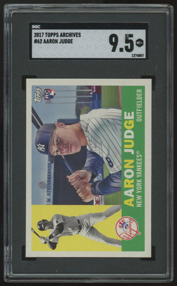 2017 Topps Archives Aaron Judge RC#62 SGC 9.5