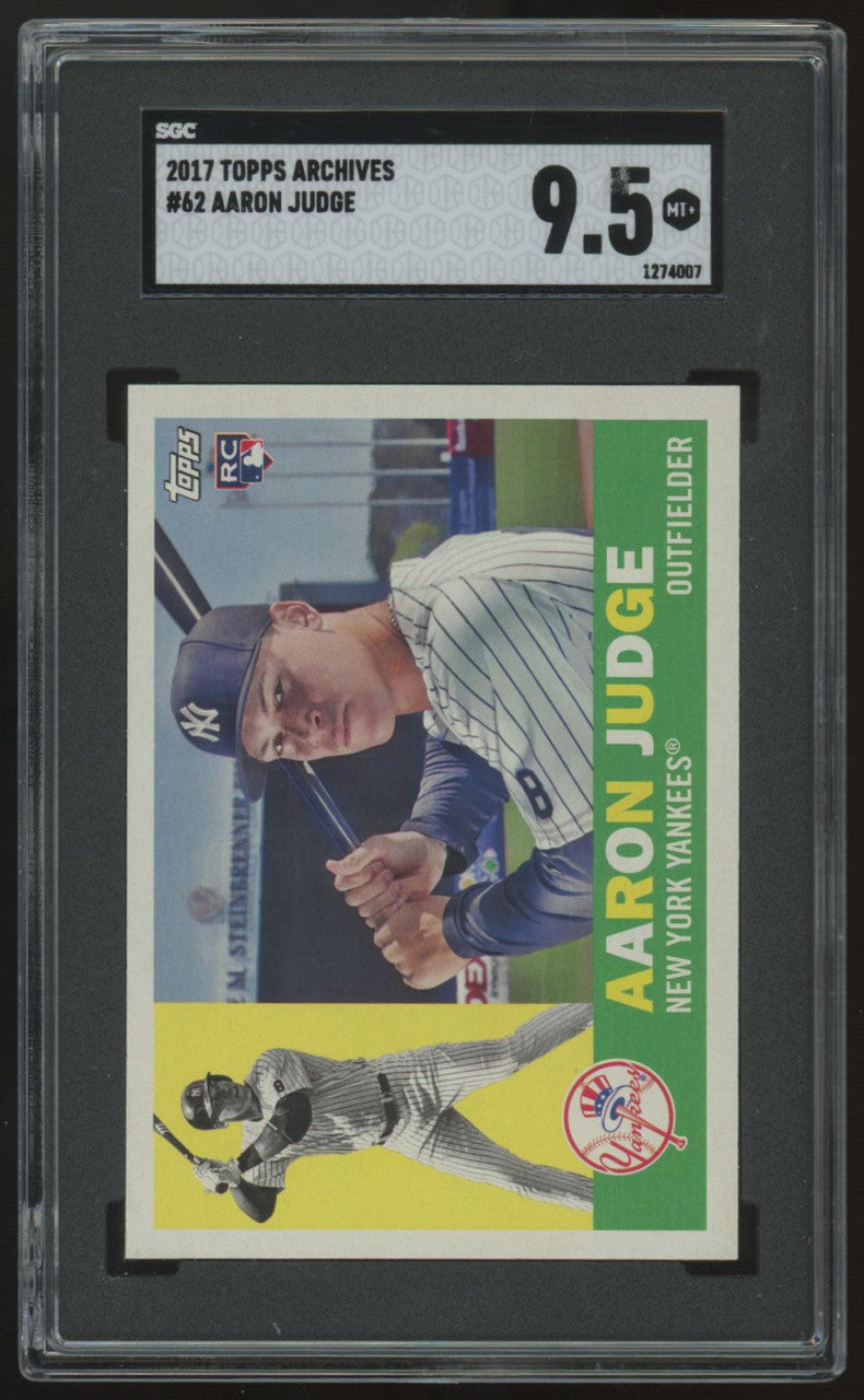 2017 Topps Archives Aaron Judge RC#62 SGC 9.5