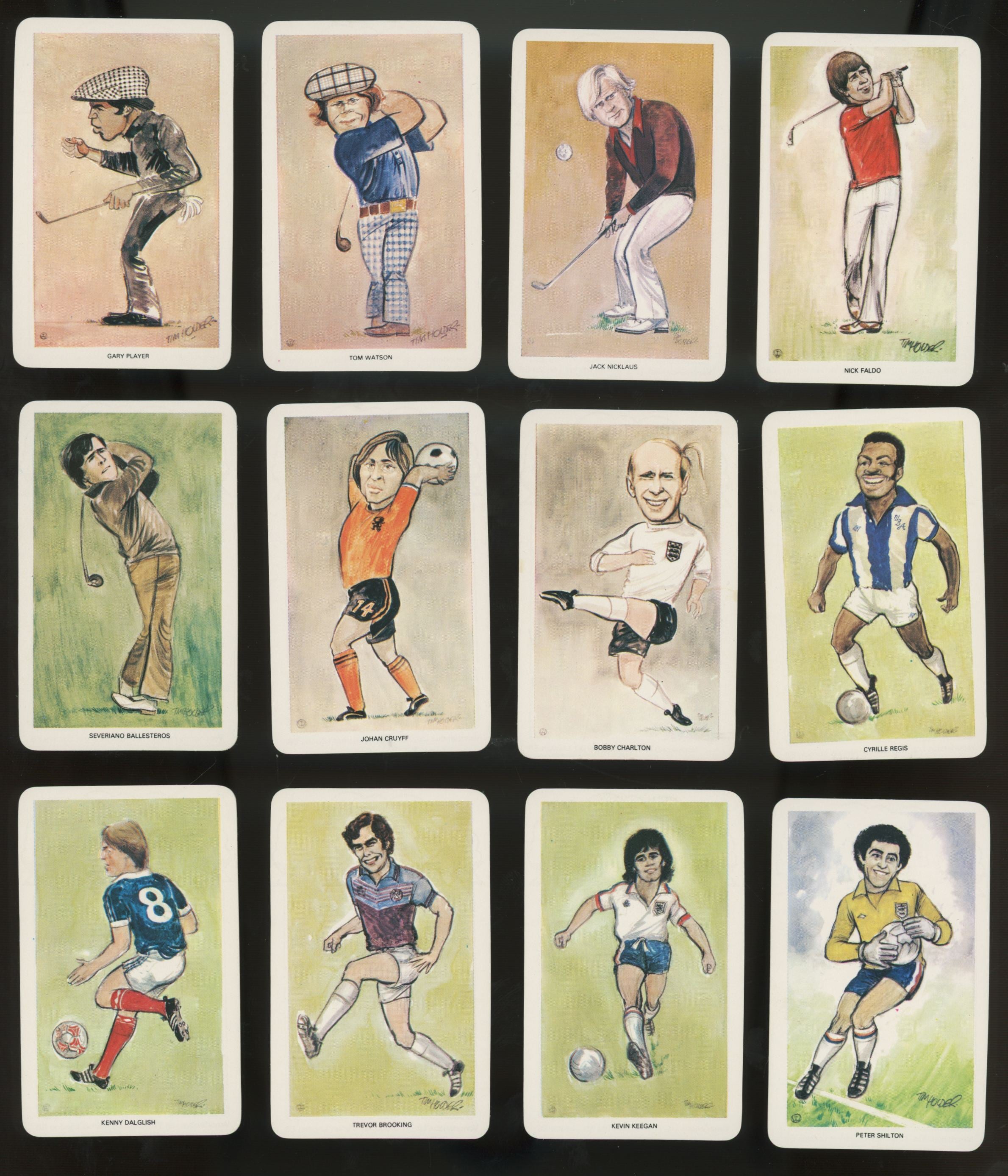 1979 Venorlandus Ltd. Our Heroes World Of Sport Complete Set (48)