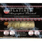 2012 Tristar Autographed Baseball Platinum Presidential Edition Box