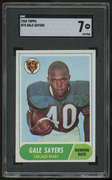 1968 Topps Gale Sayers #75 SGC 7