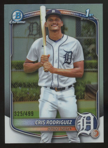 2025 Bowman Chrome Cris Rodriguez 1st Prospect Refractor /499 #BCP-250