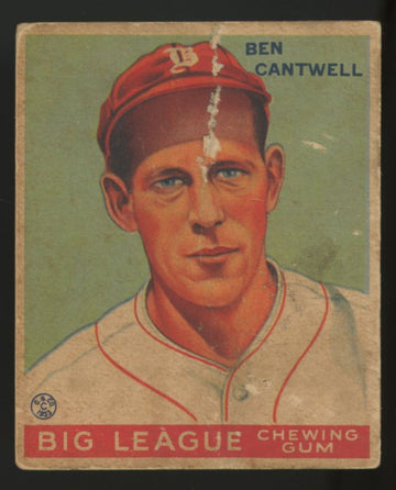 1933 Goudey Ben Cantwell #139 Poor
