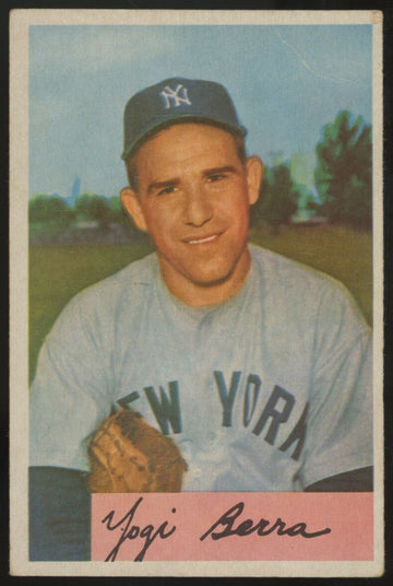 1954 Bowman Yogi Berra #161 G/VG (Crease)