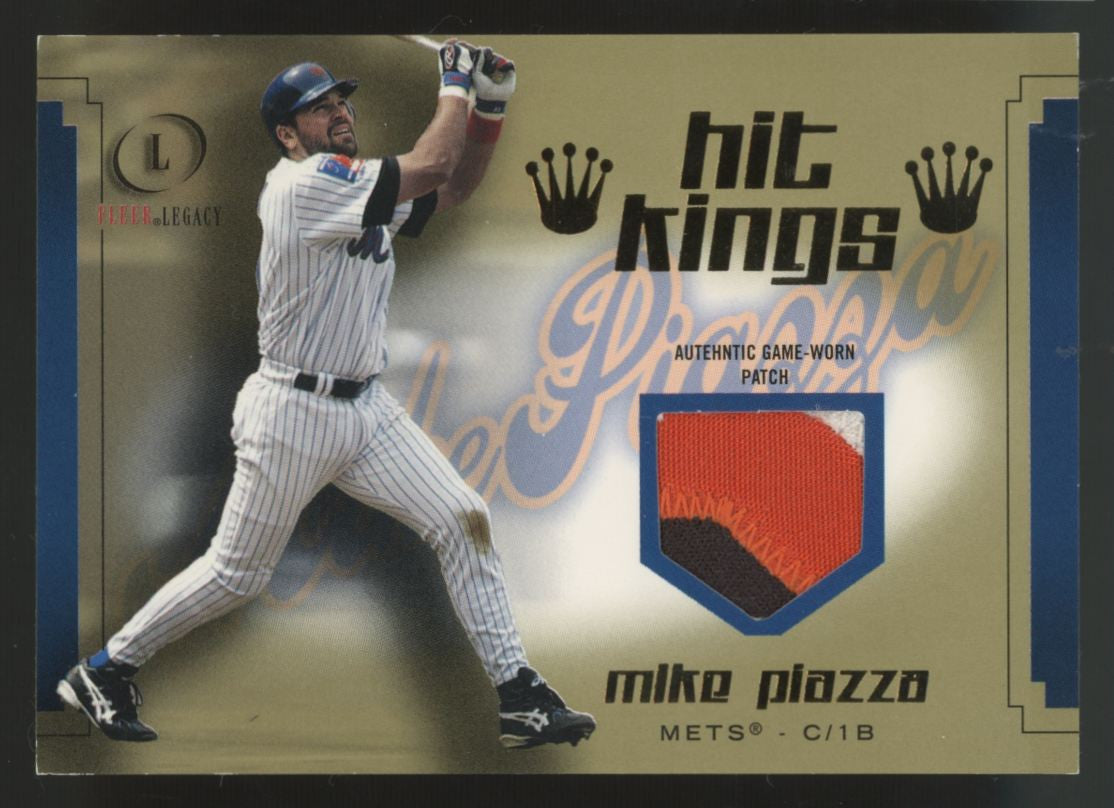 2004 Fleer Legacy Mike Piazza Gold Hit Kings Patch /50 #HK/MP