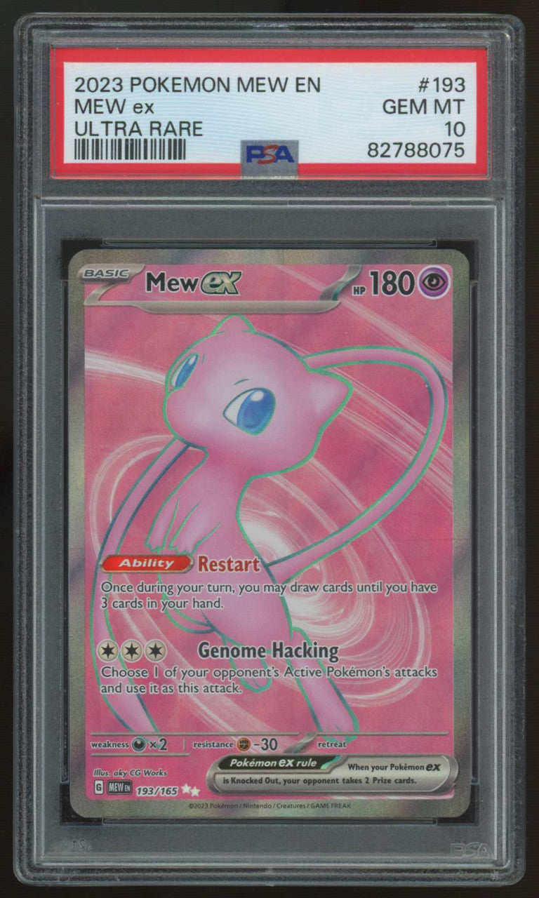 2023 Pokemon Mew ex 151 Ultra Rare #193 PSA 10