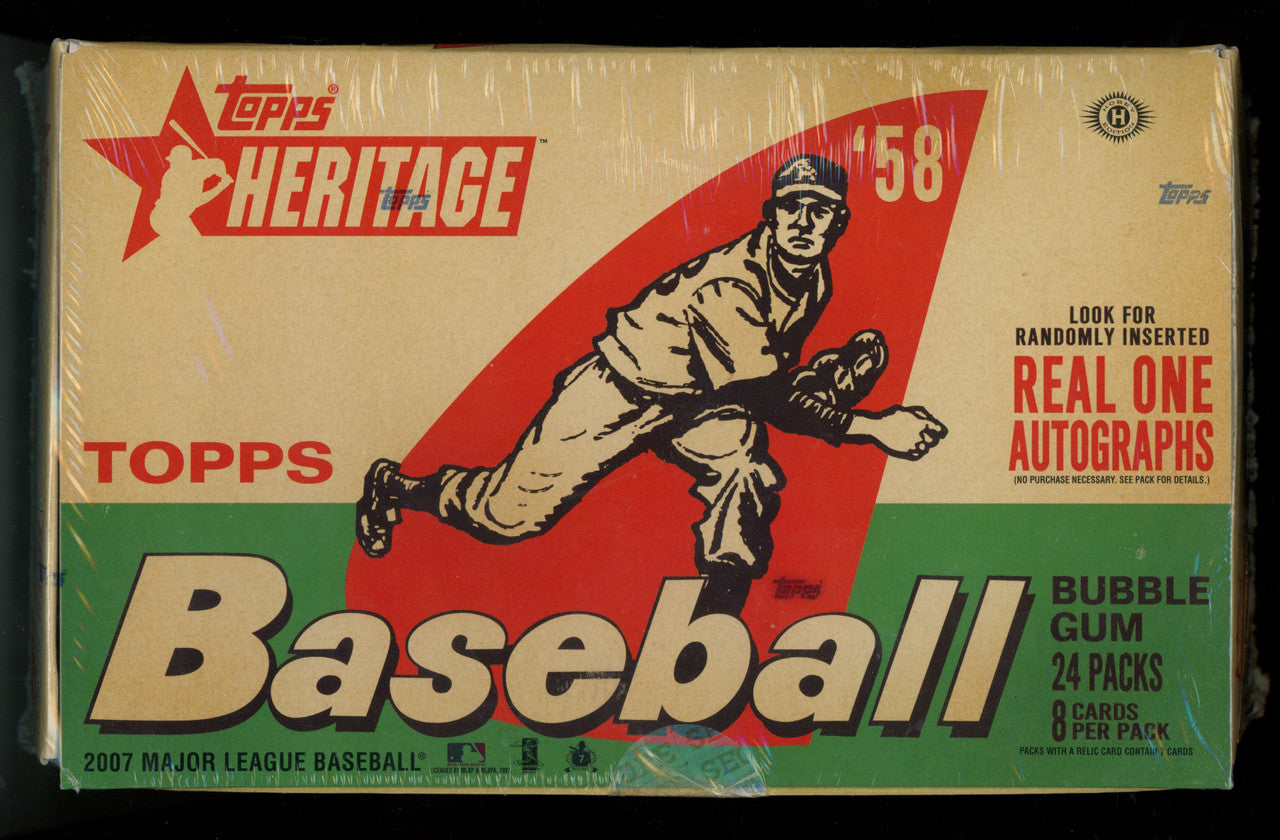2007 Topps Heritage Baseball Hobby Box