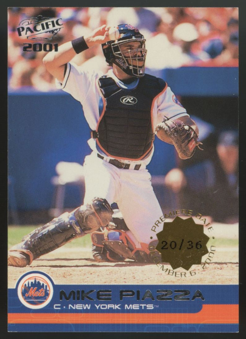 2001 Pacific Mike Piazza Premiere Date /36 #276